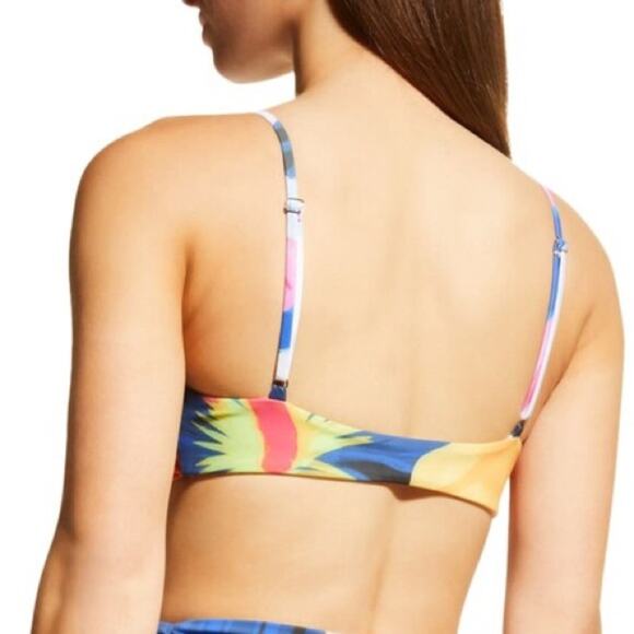Mara Hoffman Viti Carla Knot Bikini Top White Multi Women’s Sz S - Picture 3 of 7